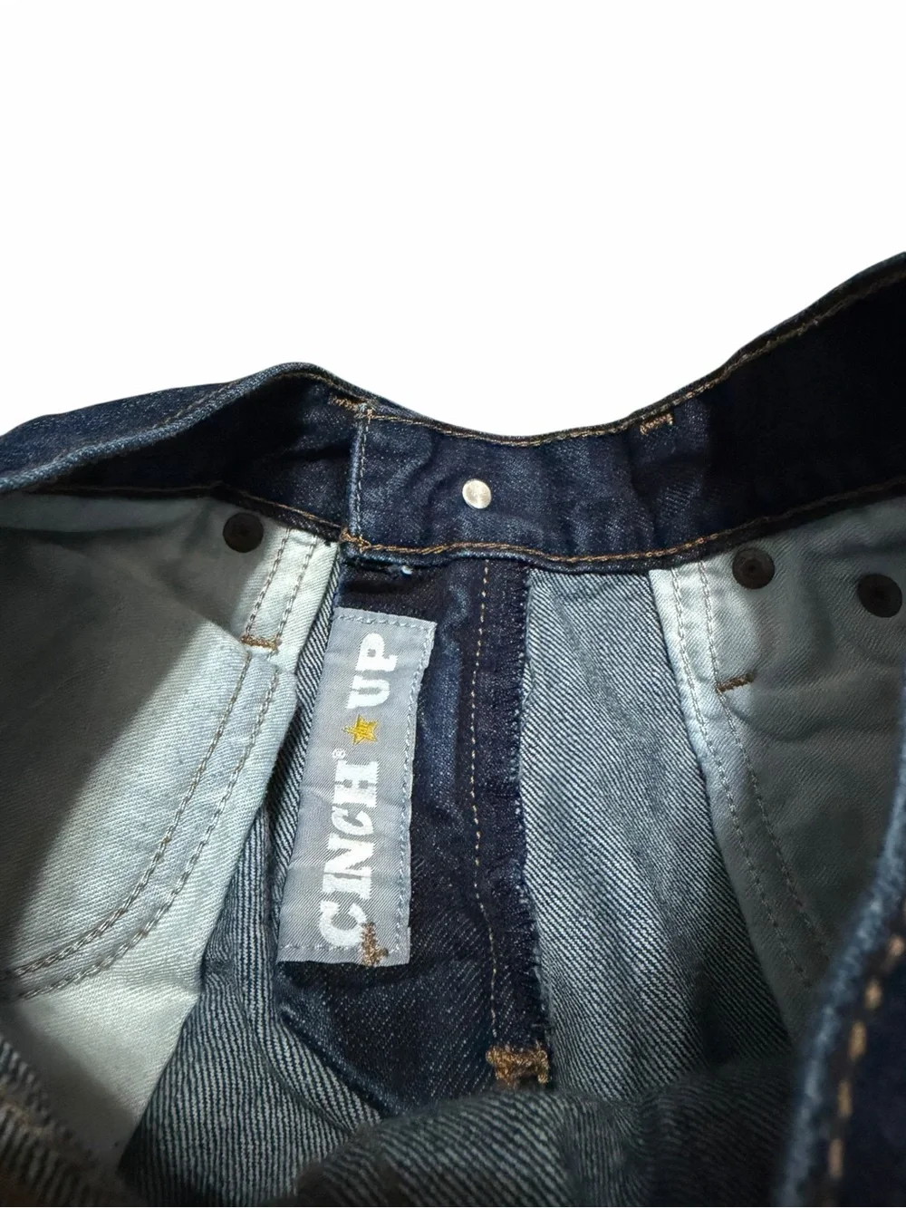 Cinch Men's Silver Label Slim Fit Straight Leg Jeans | Dark Stonewash | 28X32